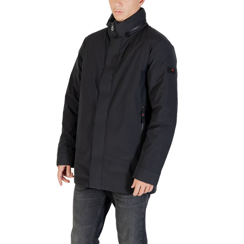Peuterey Parka aus schwarzem Polyester