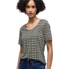 Street One Schwarzes Modal T-Shirt