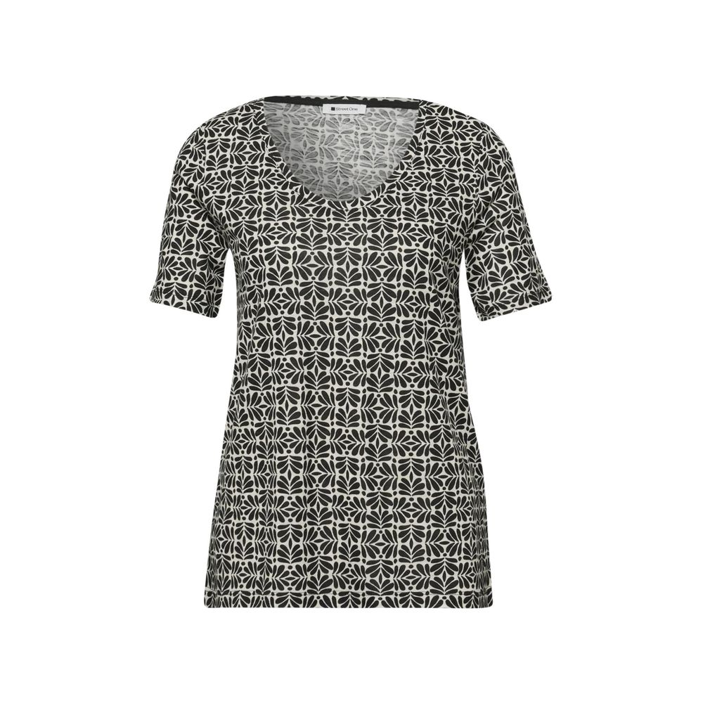 Street One Schwarzes Modal T-Shirt