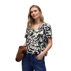 Street One Blauwe Viscose Blouse
