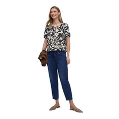 Street One Blauwe Viscose Blouse