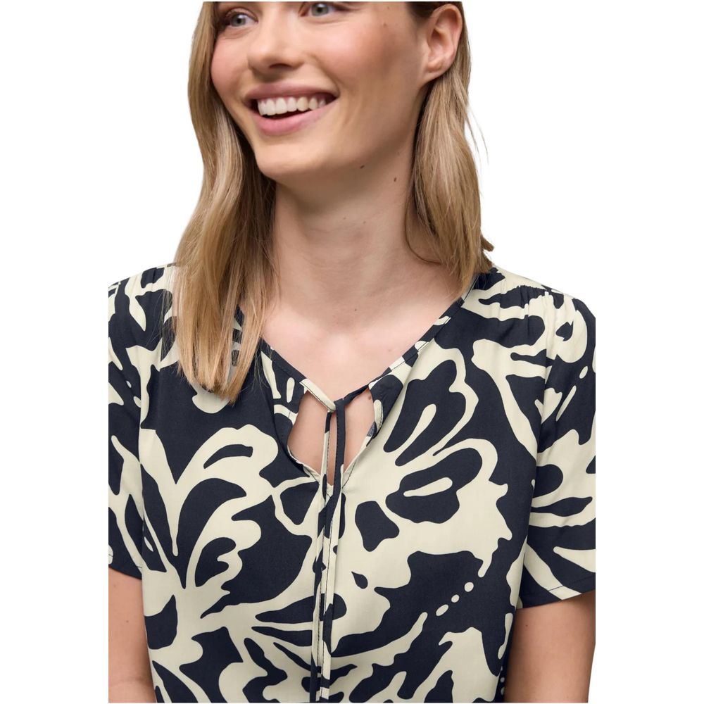 Street One Blauwe Viscose Blouse