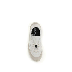 Moncler Witte Polyester Sportieve Sneakers
