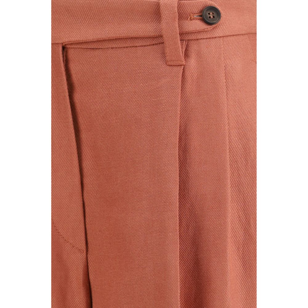 Brunello Cucinelli Bermuda-Shorts aus Leinen in Multicolor