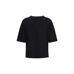 Loulou De Saison Schwarzes Kaschmir-T-Shirt