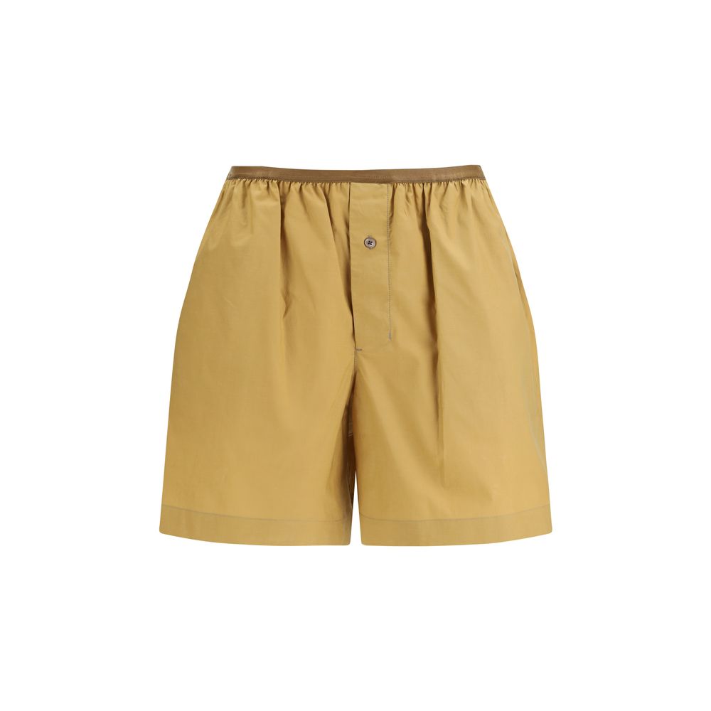 Lemaire Beige Baumwoll-Bermudashorts