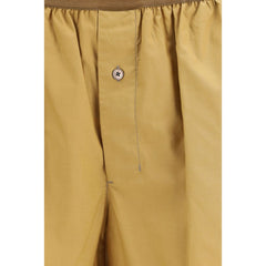 Lemaire Beige Baumwoll-Bermudashorts
