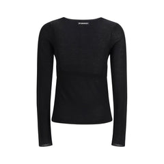 PINKO Schwarzes Viskose-Sweatshirt