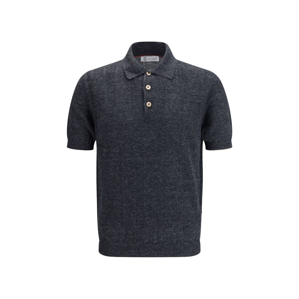 Brunello Cucinelli Grau Baumwoll-Sweatshirt