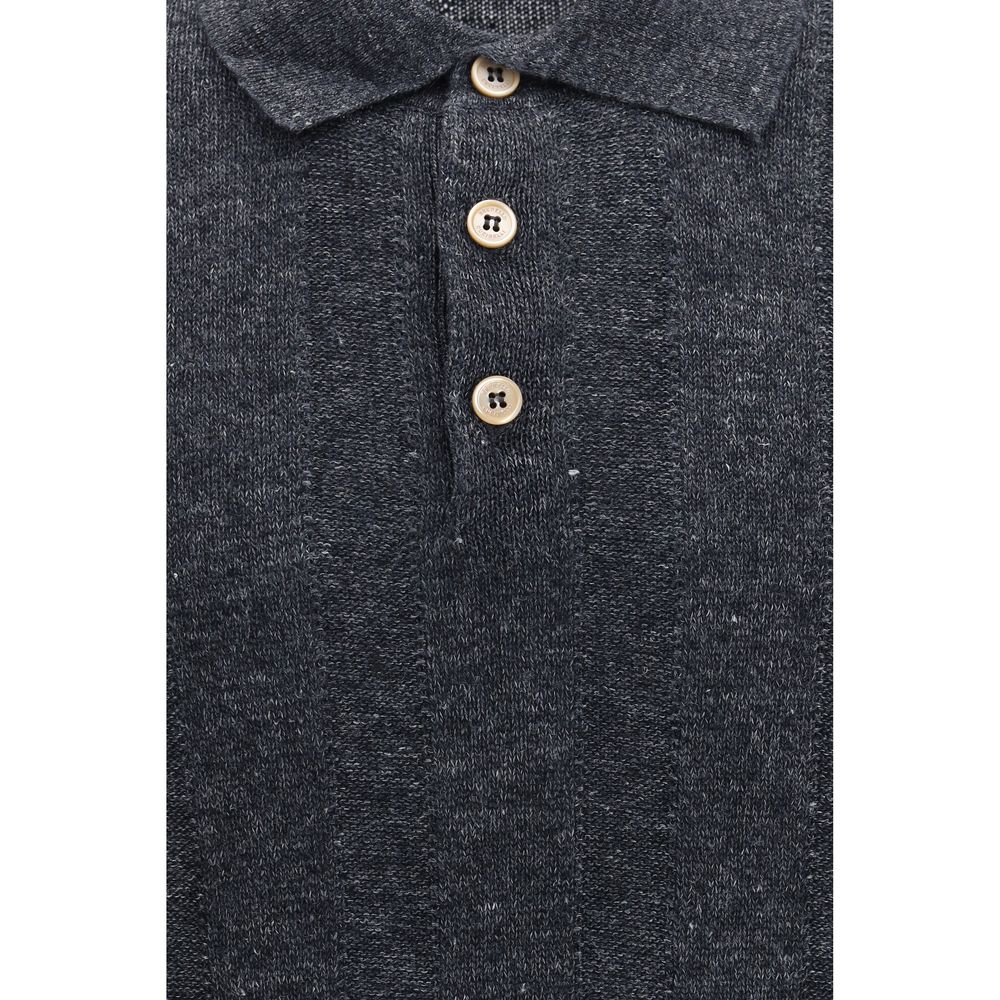 Brunello Cucinelli Grau Baumwoll-Sweatshirt