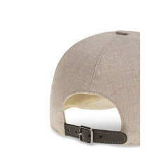 Brunello Cucinelli Beige Linnen Pet (Baseballpet)