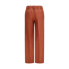 Brunello Cucinelli Leinenhose im Multicolor-Design