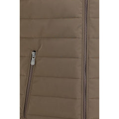 Brunello Cucinelli Beige Polyester Sleeveless Jacket