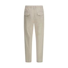 Lardini Beige Freizeithose aus Baumwolle