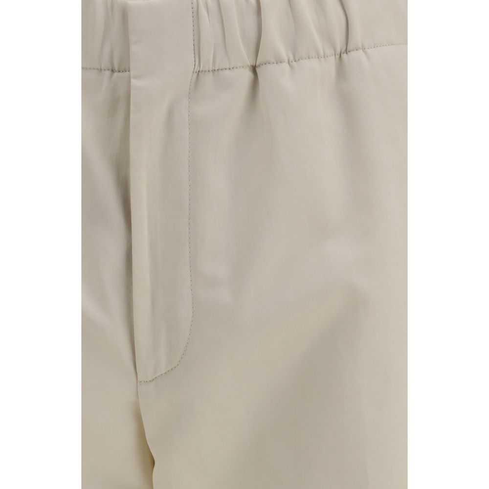 Lardini Beige Freizeithose aus Baumwolle