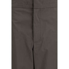 SA SU PHI Gray Cotton Casual Pants