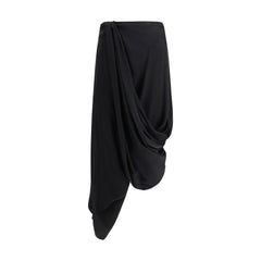 Maison Margiela Midi-rok van zwart koper