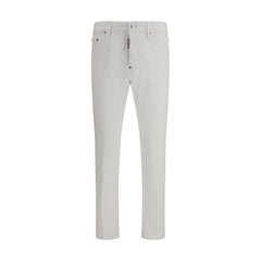 Dsquared² Weiße Jeans aus Baumwoll-Denim