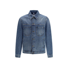 Off-White Blauw Katoenen Denim Jasje