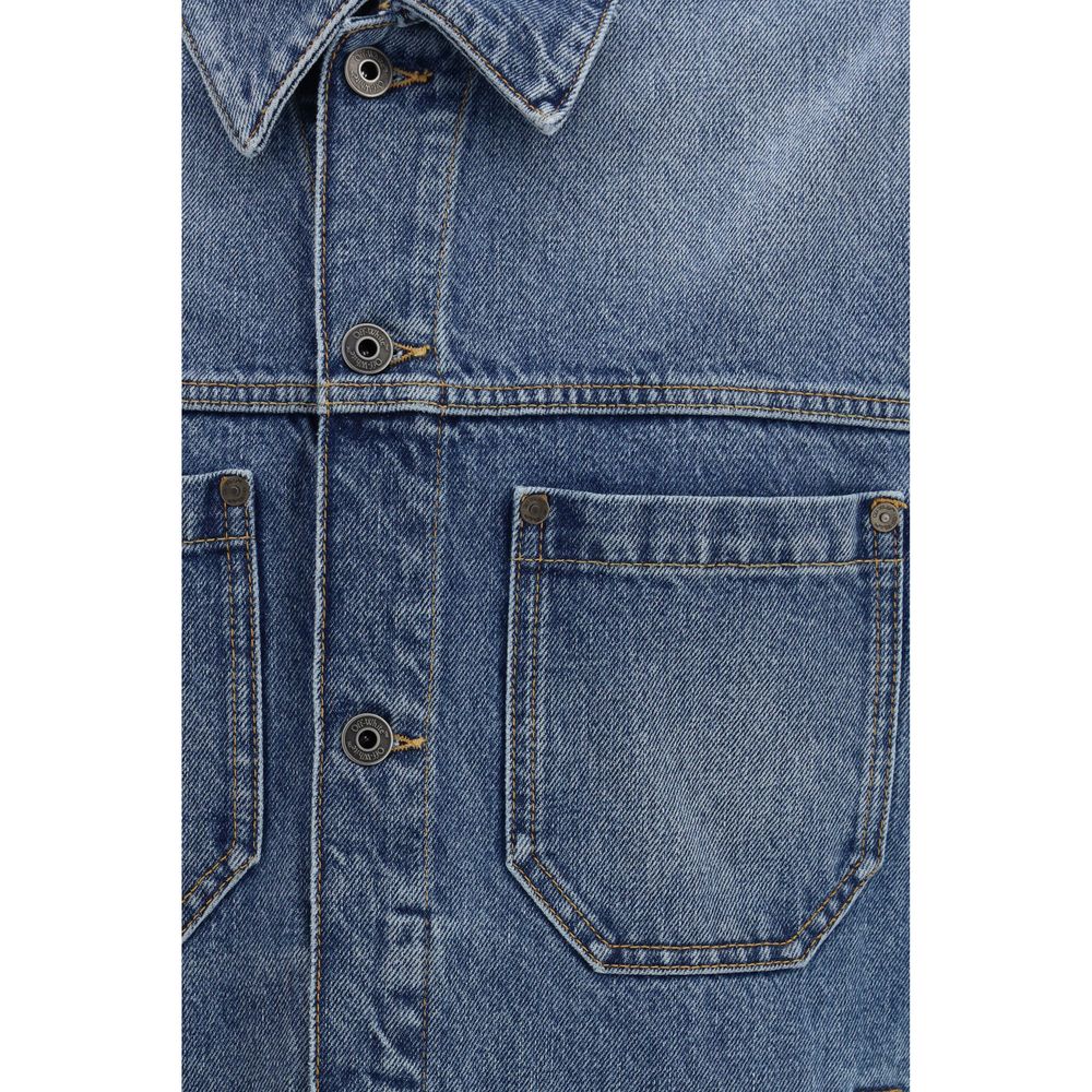 Off-White Blauw Katoenen Denim Jasje