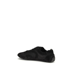Prada Sneaker aus Kalbsleder, Schwarz