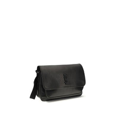 Saint Laurent Zwart Kalfsleer Bos Taurus Schoudertas