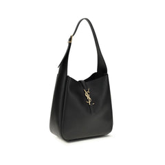 Saint Laurent Schultertasche aus schwarzem Kalbsleder (Bos Taurus)