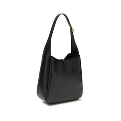 Saint Laurent Schultertasche aus schwarzem Kalbsleder (Bos Taurus)