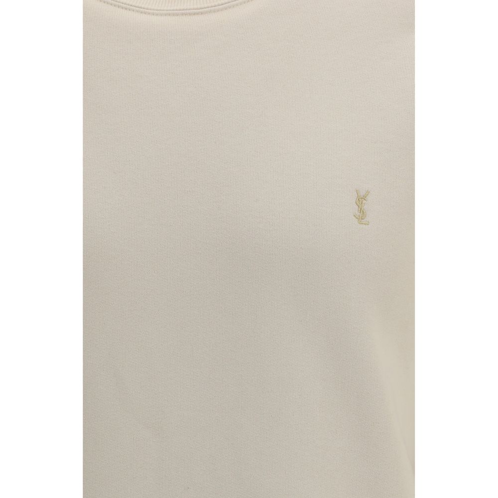 Saint Laurent beiges Baumwoll-Sweatshirt