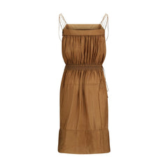 Saint Laurent Beiges Freizeitkleid aus Polyester