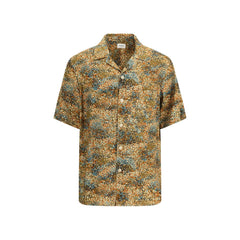 Saint Laurent Veelkleurig Viscose Patroonoverhemd