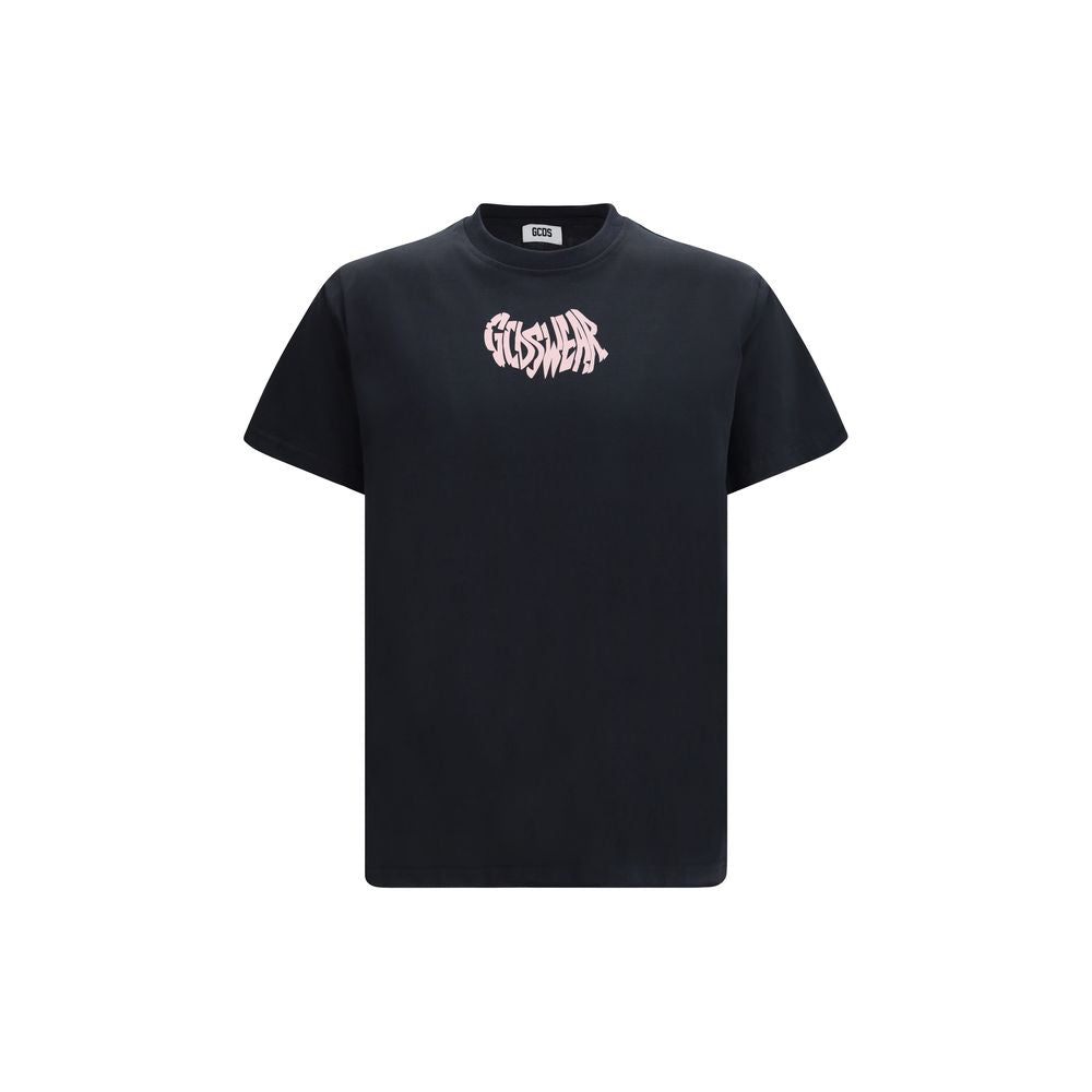 GCDS Grau Baumwoll-T-Shirt