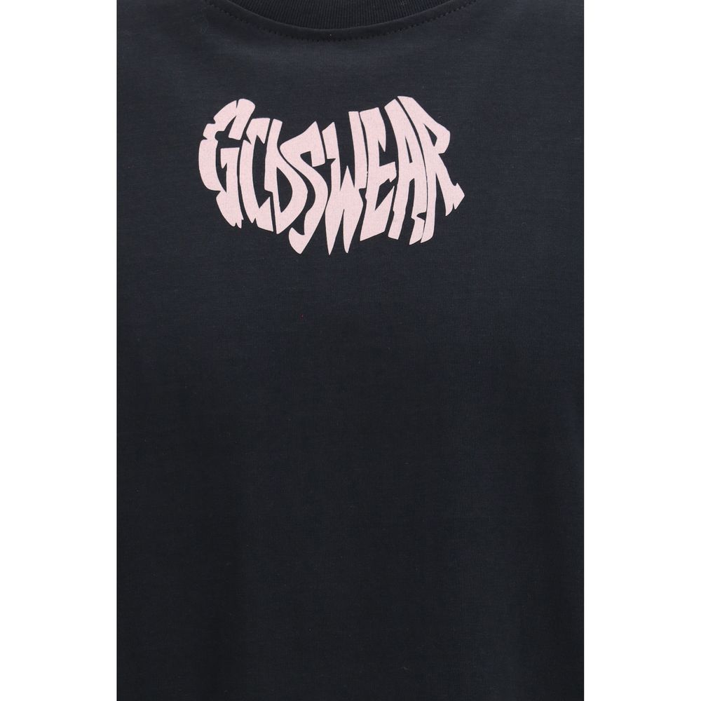 GCDS Grau Baumwoll-T-Shirt