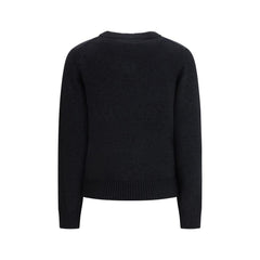 Ganni graues Polyamid-Sweatshirt