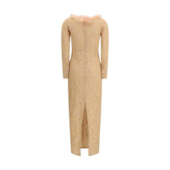 Alessandra Rich Multicolor Polyamide Cocktail Dress