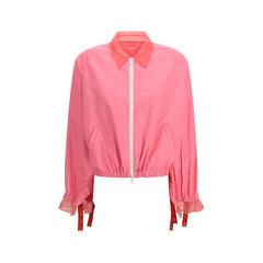Fendi veelkleurige viscose bomberjack