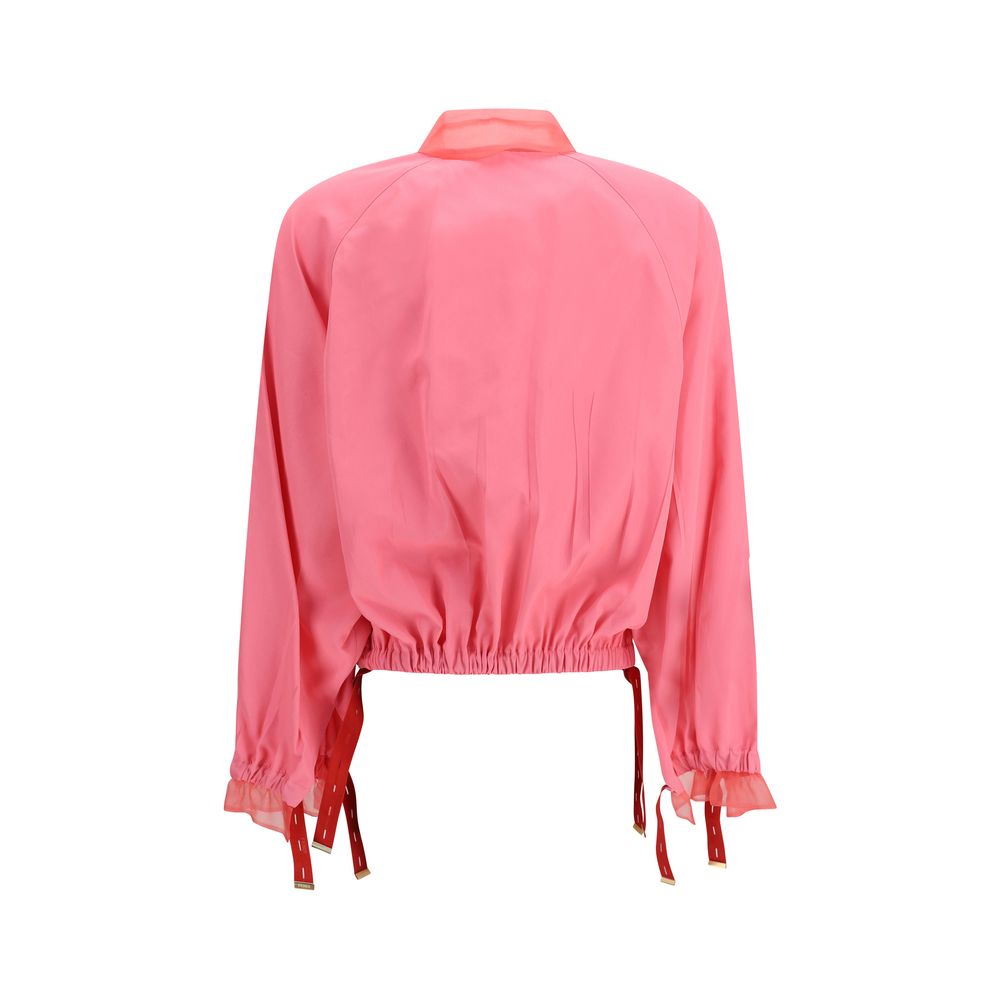Fendi veelkleurige viscose bomberjack