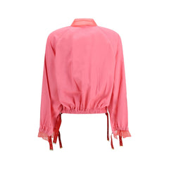 Fendi veelkleurige viscose bomberjack