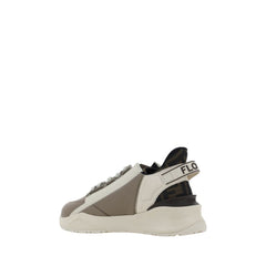 Fendi bruine kalfslakleer Bos Taurus atletische sneakers