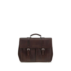 Brunello Cucinelli Bordeaux Kalbsleder Bos Taurus Gepäck und Reise