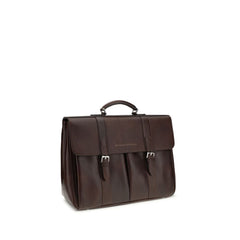 Brunello Cucinelli Bordeaux Kalbsleder Bos Taurus Gepäck und Reise
