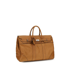 Brunello Cucinelli Bruin Kalfsleder Bos Taurus Bagage En Reizen