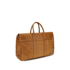 Brunello Cucinelli Bruin Kalfsleder Bos Taurus Bagage En Reizen