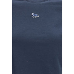 Maison Kitsuné Blue Cotton T-Shirt