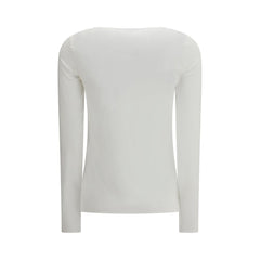 Wolford Weißes Modal Langarm-T-Shirt