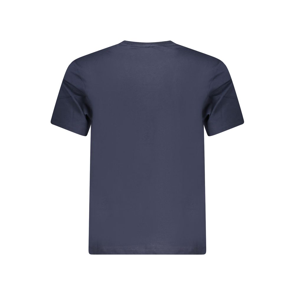 Guess Jeans Herren T-Shirt aus Bio-Baumwolle, Blau
