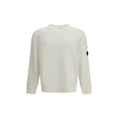 C.P. Company Weißes Baumwoll-Sweatshirt