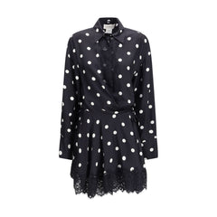 Max Mara Black Silk Casual Dress