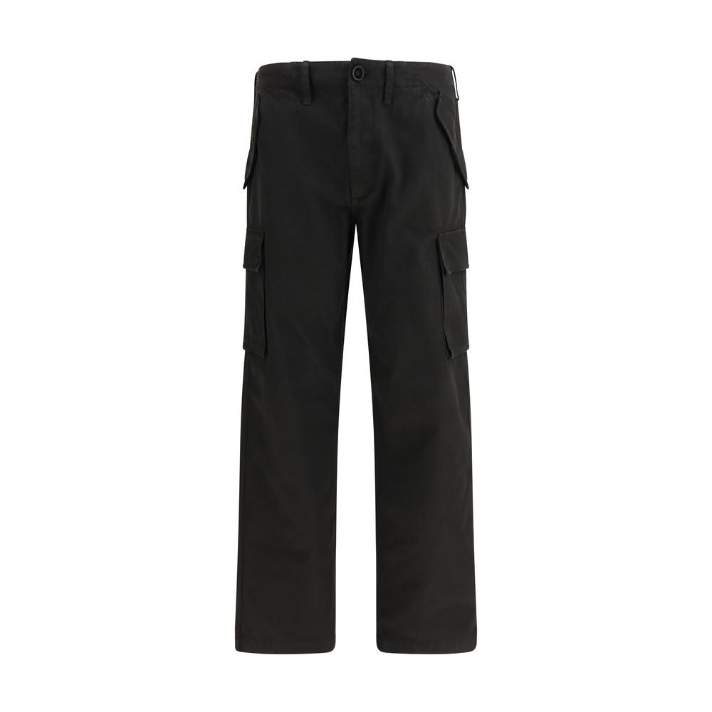 Burberry Cargohose aus schwarzer Baumwolle