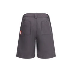 GR10K Gray Cotton Bermuda Shorts